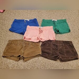 Bundle Of 5 Abercrombie & Fitch Shorts